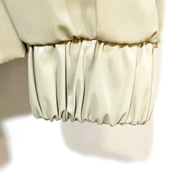 MICHI ARES GLOSS HIGH COLLAR UTILITY JACKET. LUXURY PERFORMANCE ATHLETIC WEAR. - Picture 14 of 16